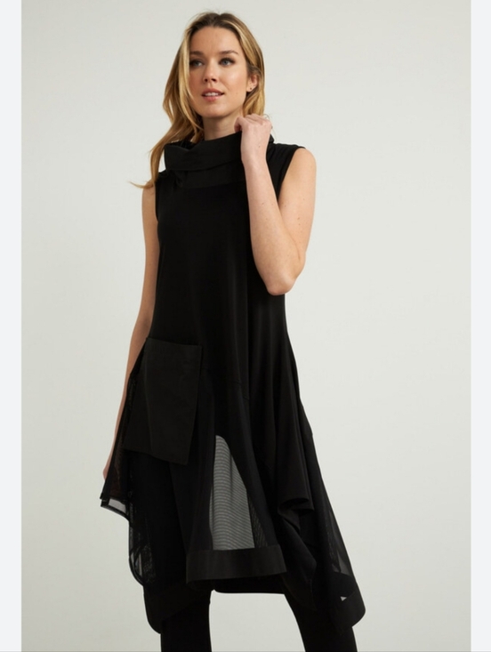 Joseph Ribkoff Tops - Joseph Ribkoff Sleeveless Mock Neck Top Style 212133 Size 8 Black